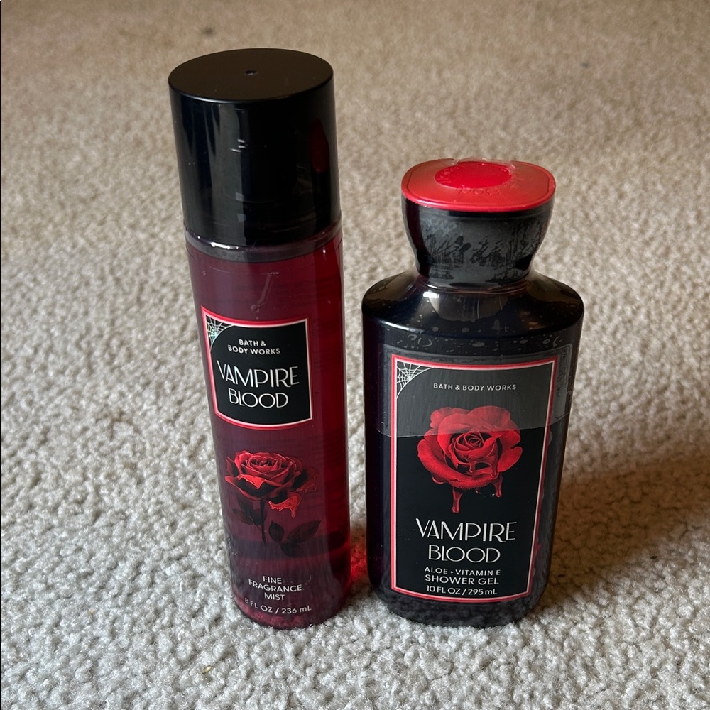 BNIB!! B&BW VAMPIRE BLOOD Shower Gel & Fragrance mist set LTD ED PKG